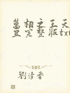 万相之王天蚕土豆完整版txt