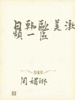 日韩欧美激情视频一区