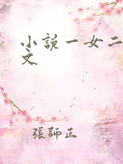小说一女二夫宠文