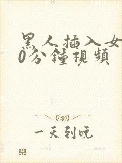 黑人插入女人30分钟视频