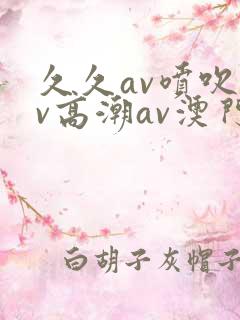久久av喷吹av高潮av澳门