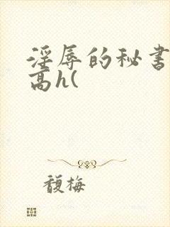 淫辱的秘书调教高h(