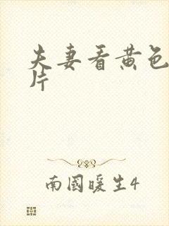 夫妻看黄色一级片