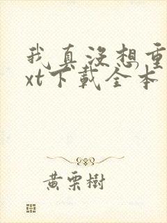 我真没想重生txt下载全本