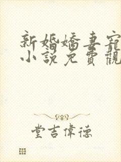 新婚娇妻宠上瘾小说免费观看