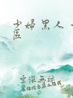 少妇 黑人 一区