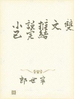 小说推文双男主已完结