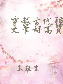 穿越古代种田文文笔好高质量的