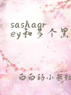 sashagrey和多个黑人