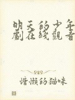 明天的少年电视剧在线观看完整版免费