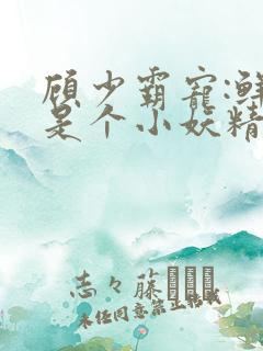 顾少霸宠:鲜妻是个小妖精