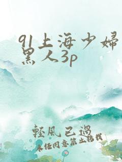91上海少妇和黑人3p