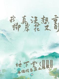 我真没想重生啊 柳岸花又明 小说