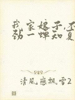 我家娘子,不对劲一蝉知夏 小说