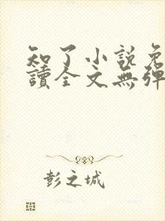 知了小说免费阅读全文无弹窗