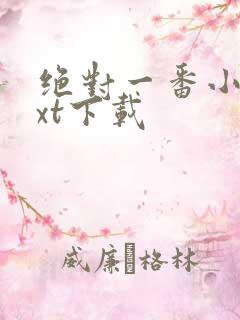 绝对一番小说txt下载