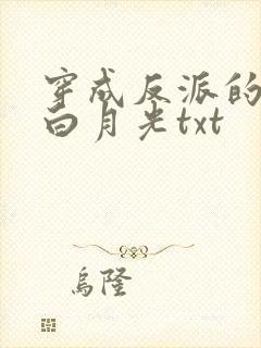 穿成反派的短命白月光txt