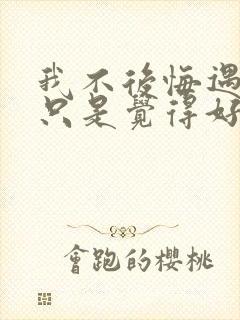 我不后悔遇见你只是觉得好遗憾啥歌名