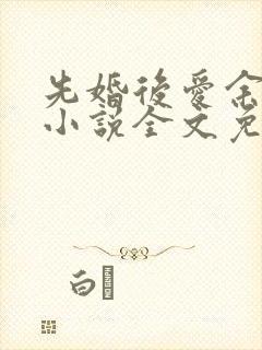 先婚后爱余慧慧小说全文免费阅读