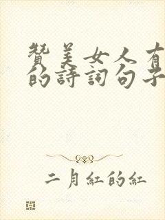 赞美女人有气质的诗词句子