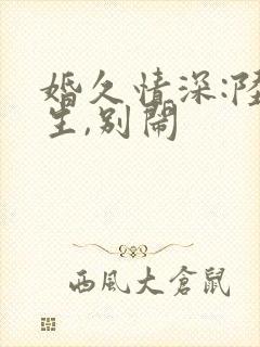 婚久情深:陆先生,别闹