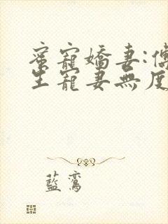 蜜宠娇妻:傅先生宠妻无度小说