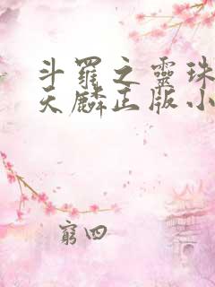 斗罗之灵珠神剑天麟正版小说