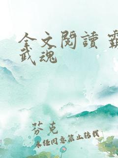 全文阅读 霸天武魂