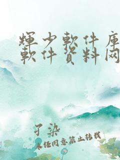 辉少软件库合集软件资料网址蓝奏云