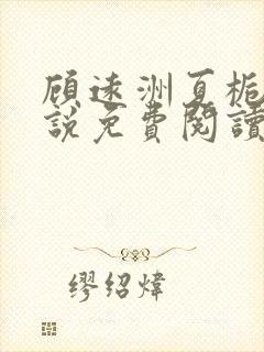 顾远洲夏栀栀小说免费阅读最新章节