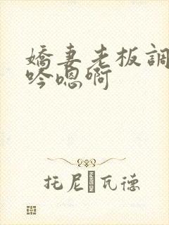 娇妻老板调教呻吟嗯啊