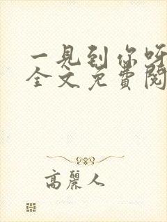 一见到你呀小说全文免费阅读