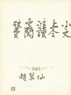 破云淮上小说免费阅读全文无窗口