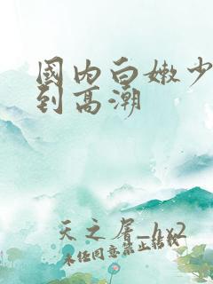 国内白嫩少妇爽到高潮