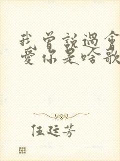 我曾说过会永远爱你是啥歌