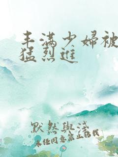 丰满少妇被粗大猛烈进