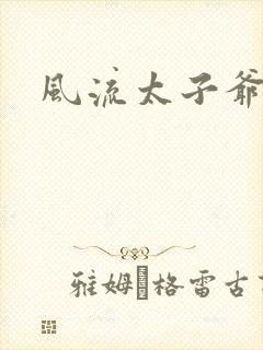 风流太子爷后宫