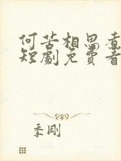 何苦相思煮余年短剧免费看