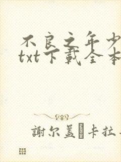 不良之年少轻狂txt下载全本