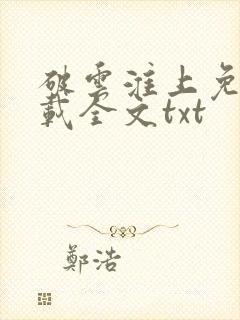 破云淮上免费下载全文txt