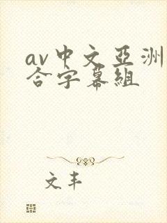 av中文亚洲综合字幕组
