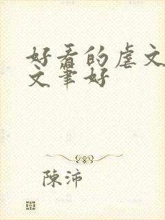 好看的虐文小说文笔好