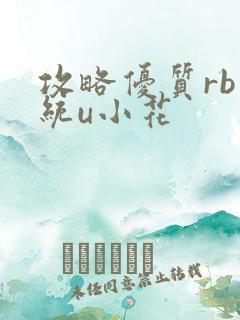 攻略优质rb系统u小花