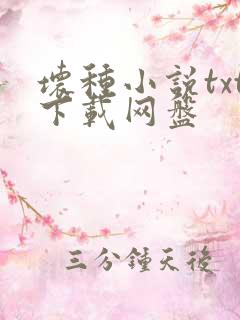 坏种小说txt下载网盘
