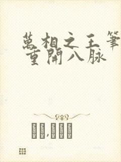 万相之王笔趣阁 重开八脉