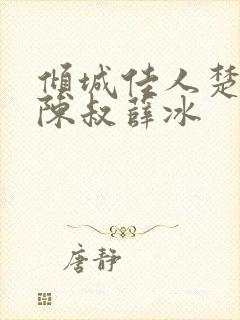 倾城佳人楚青丝陈叔薛冰