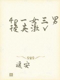 4p一女三男前后夹激√