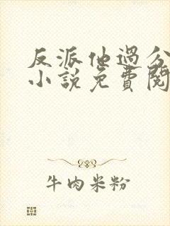 反派他过分美丽小说免费阅读