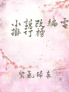 小说改编电视剧排行榜