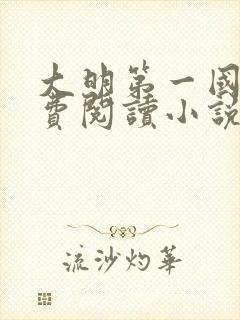 大明第一国舅免费阅读小说